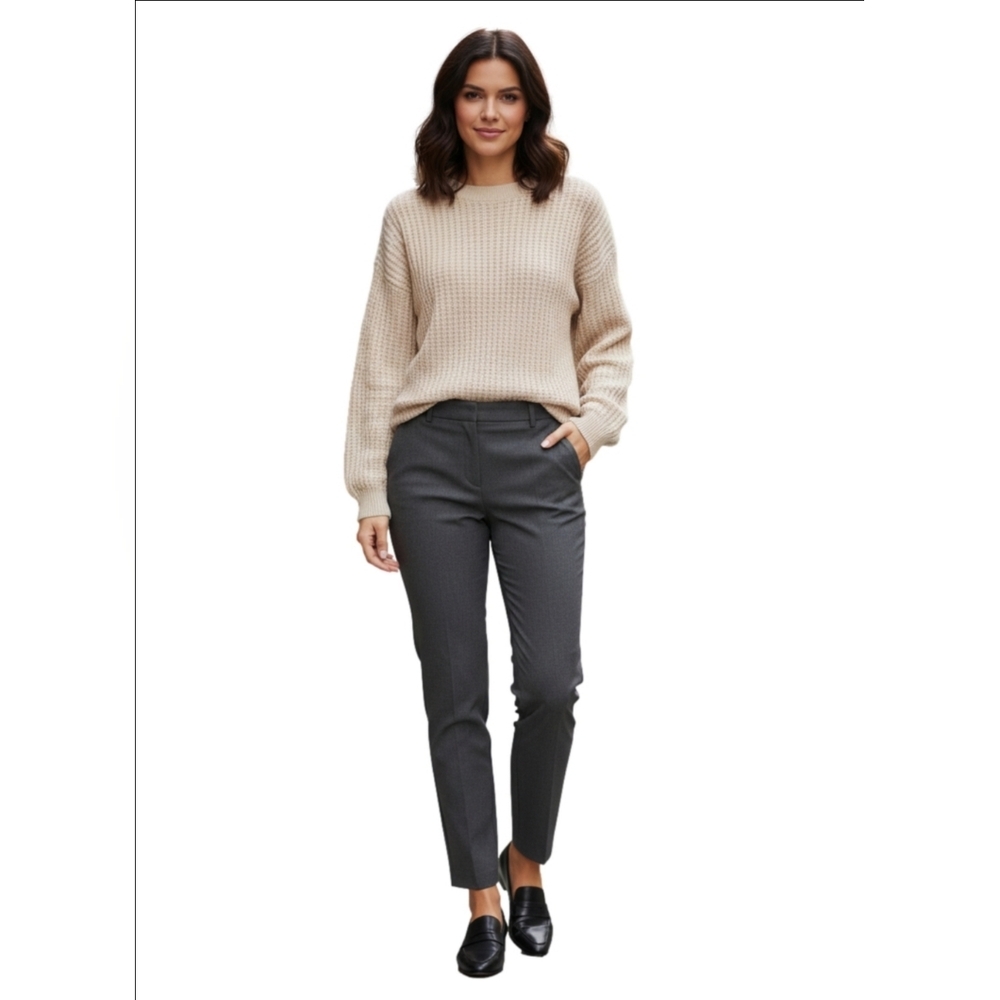 Women's Willow Bay Beige Crew Neck Sweater L